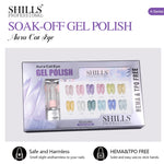 image, Shills Aura Cat Eye Gel Polish Set (12 Colors) | Magnetic Nail Art Kit | HEMA & TPO Free