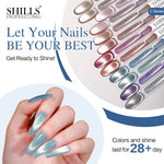image, Shills Crystal Moonlight Cat Eye Gel Polish Set (12 Colors) | Magnetic Nail Art Kit | HEMA & TPO Free