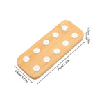 image, Sevyn Colors Magnetic Nail Art Display Stand with Wooden Base – 10-Piece Nail Practice Holder for Press-Ons, Tips & Designs