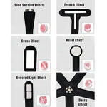 image, SEVYN COLORS 6 in 1 Nail Art Magnet Stick – Magnetic Design Tool for Cat Eye Gel Polish (French, Heart, Daisy, Bevel, Cross, Side Suction Effects)