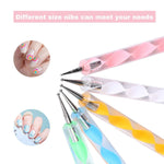 image, Sevyn Colors 5PCS Nail Art Dotting Pen Set – Dual-Ended Marble Dotting Tools for Nail Art Design, Gel Polish, Acrylic & DIY Manicure