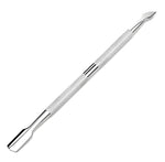 image, Sevyn Colors Stainless Steel Cuticle Pusher Dual-Ended Nail Cleaner & Cuticle Remover Tool for Manicure & Pedicure