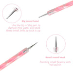 image, Sevyn Colors 5PCS Nail Art Dotting Pen Set – Dual-Ended Marble Dotting Tools for Nail Art Design, Gel Polish, Acrylic & DIY Manicure