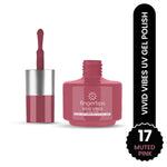 image, Fingertips Vivid Vibes UV Gel Polish – Shade 17 Muted Pink | 16ml Soak-Off Long-Lasting Gel Nail Color
