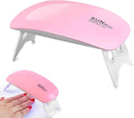 image, Sevyn Colors SUN mini Portable UV/LED Nail Lamp – Compact Pink Gel Nail Dryer for Manicure & Pedicure | USB Powered