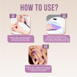 image, Fingertips Vivid Vibes UV Gel Polish – Shade 14 Lavender Cloud | 16ml Soak-Off Gel Nail Color