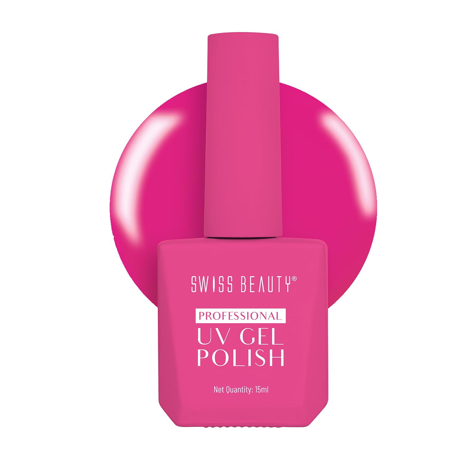 Swiss Beauty Gel Polish 15ml Long-Lasting, High-Shine UV/LED Soak-Off Nail Color for Salon & Home Use (Shade - 23)