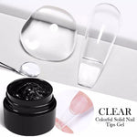 image, Bolt Bee Clear Builder Gel – 15ml | Self-Leveling Hard Gel for Nail Extensions, Overlays & Strengthening | Professional Nail Builder