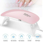 image, Sevyn Colors SUN mini Portable UV/LED Nail Lamp – Compact Pink Gel Nail Dryer for Manicure & Pedicure | USB Powered