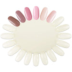 image, Sevyn Colors Natural Nail Art Display Wheel – 10PCS Nail Polish Swatch Rounds for Gel, Acrylic & Practice Designs