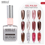 image, Shills Fading Twilight Cat Eye Gel Polish Set (12 Colors) | Magnetic Nail Art Kit | HEMA & TPO Free