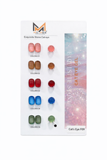 image, MC MEE Exquisite Stone Cat Eye Gel Polish F09 – Pack of 5 (15ml Each) Soak Off UV/LED Magnetic Shimmer Nail Polish Set