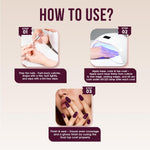 image, Fingertips Vivid Vibes UV Gel Polish – Shade 13 Midnight Berry | 16ml Long-Lasting Soak-Off Gel Nail Color