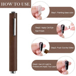 image, Sevyn Colors 3 in 1 Magnetic Cat Eye Nail Art Wand Premium Wood Handle Magnet Stick for 3D Cat Eye & Flower Designs