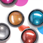 image, Sevyn Colors Chrome Nail Powder Set 12 Metallic Mirror Chrome Pigments for Nail Art, Gel & Acrylic Nails