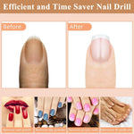 image, Sevyn Colors Electric Nail Drill Kit – Portable USB Nail File Machine with 6 Drill Bits & Sanding Bands for Acrylic, Gel & Natural Nails