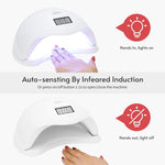 image, Sevyn Colors 48W UV/LED Nail Dryer Lamp – Fast-Curing Gel Nail Light with Smart Sensor