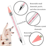 image, Sevyn Colors Dual-Ended Nail Rhinestone Picker Tool Wax Pencil & Dotting Tool for Nail Art Gems, Crystals, Beads & Sequins