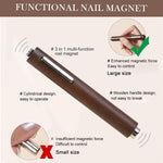 image, Sevyn Colors 3 in 1 Magnetic Cat Eye Nail Art Wand Premium Wood Handle Magnet Stick for 3D Cat Eye & Flower Designs