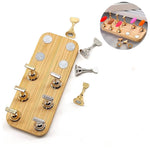 image, Sevyn Colors Magnetic Nail Art Display Stand with Wooden Base – 10-Piece Nail Practice Holder for Press-Ons, Tips & Designs