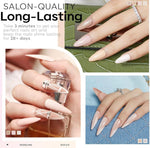 image, Bolt Bee Neutral Gel Nail Polish Set – 6 Colors Nude, Beige, Taupe, Pink, Ivory, Grey | All Season Gel Polish Kit