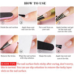 image, Bolt Bee Clear Builder Gel – 15ml | Self-Leveling Hard Gel for Nail Extensions, Overlays & Strengthening | Professional Nail Builder