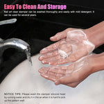 image, Sevyn Colors Nail Art Stamper Kit Clear Silicone Nail Stamper with Scraper for Easy French Tips, DIY Nail Design & Stamping