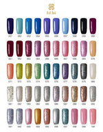 image, Bolt Bee Purple Gel Nail Polish Set – 6 Colors Grape, Glitter, Lavender & Plum Shades | Soak-Off LED Gel for Summer Nail Art