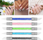 image, Sevyn Colors 5-Piece Silicone Brush Set – Multi-Purpose Nail Art Tools for Sculpting, Detailing, and Cleaning