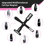 image, Sevyn Colors 5-in-1 Magnetic Nail Tool Cat Eye Nail Magnet Wand Set for Gel Polish Effects