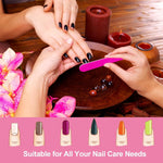 image, Sevyn Colors Mini Nail Filer for Press-On Nails – Pack of 100 Double-Sided Emery Boards for Quick Nail Prep