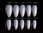 image, Shills Professional Almond Nail Tips – 500pcs Natural Full Cover Tips (10 Sizes: 0–9) | For Acrylic, Gel & Press-On Nails