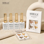 image, Shills Professional Cat Eye Gel Polish Set CE44 (4 Colors) | Magnetic Nail Art Kit | UV/LED Soak-Off