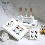 image, Shills Professional Cat Eye Gel Polish Set CE46 (4 Colors) | Magnetic Nail Art Kit | UV/LED Soak-Off