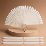 image, Sevyn Colors Natural Nail Swatch Sticks – 50PCS Nail Display Fan Board with Ring for Gel, Acrylic & Polish Samples