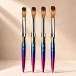 image, Sevyn Colors 4-Piece Acrylic Brush Set – Professional Nail Art Brushes for Acrylic Nails & Detailed Designs