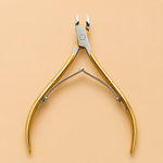 image, Sevyn Colors Professional Cuticle Nipper Stainless Steel Cuticle Trimmer with Gold Handle for Manicure & Pedicure