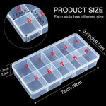 image, Nail Tips Storage Box – 10 Grid Empty Organizer Case for Nail Art
