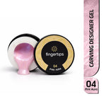 image, Fingertips Carving Designer Gel Shade 04 - Pink Aura | 15gm Nail Extension & Sculpting Gel | UV LED Soak Off Builder Gel | Strong Hold | No Heat Spike | Professional Salon & DIY Use