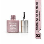 image, Fingertips Crystal Cat Eye Gel Polish Shade 03 - Burnt Carnelian | 10ml Magnetic Cat Eye Gel Polish | Shimmer Effect | UV LED Soak Off | Long Lasting Professional Nail Gel