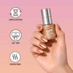 image, Fingertips Crystal Cat Eye Gel Polish Shade 10 - Imperial Ruby | 10ml Magnetic Cat Eye Gel Polish | Shimmer Effect | UV LED Soak Off | Long Lasting Professional Nail Gel