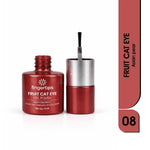 image, Fingertips Fruit Cat Eye Gel Polish 10ml - Shade 08 Pomegranate | Magnetic 3D Cat Eye UV LED Gel Nail Polish