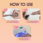 image, Fingertips Silk Cat Eye Gel Nail Polish Shade 09 - Mystic Violet | Magnetic Cat Eye UV LED Soak Off Gel Polish | Long Lasting Glitter Nail Art Gel | Professional Salon Finish | 12ml