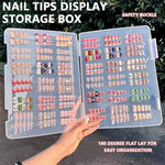 image, Sevyn Colors Nail Tips Display & Storage Box - Press-On Nail Organizer Case