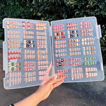 image, Sevyn Colors Nail Tips Display & Storage Box - Press-On Nail Organizer Case
