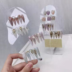 image, Sevyn Colors Acrylic Nail Art Display Stands - Manicure Practice & Showcase Holder