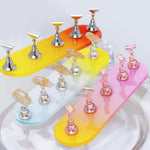 image, Sevyn Colors Magnetic Nail Tip Practice & Display Stand Set - Ombre Acrylic Base