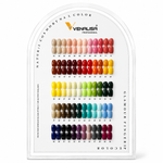 image, VENALISA 60-Color Gel Polish Display Chart with Matching Gel Polish Collection(Base Coat & Top Coat Free) Hema Free Kit