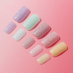 image, Sevyn Colors Glitter Ombre Press-On Nails – Set of 24 with Prep Kit | Durable, Salon-Quality Manicure at Home