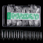 image, Shills Professional Soft Gel Half Cover Nail Tips – 550pcs Clear (PT-13) | 10 Sizes (0–9) | Flexible Soft Gel Tips for Natural-Looking Extensions & Overlays